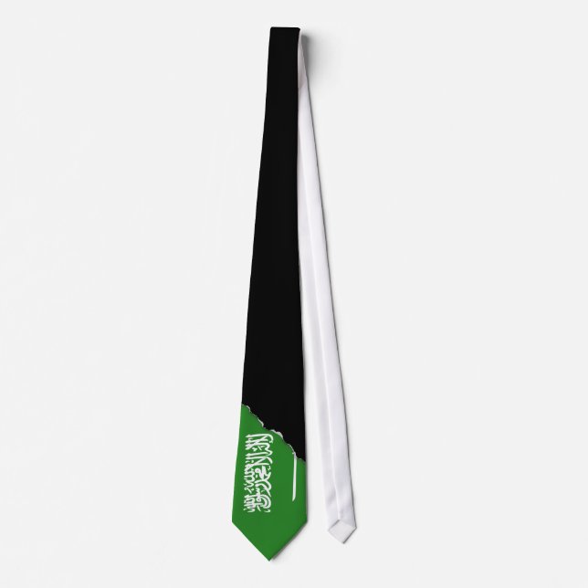 Saudi Arabia Flag Tie (Front)