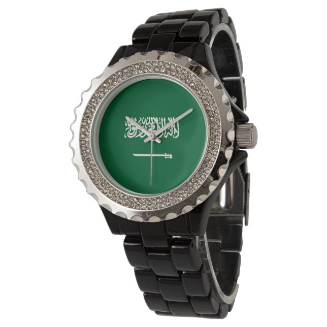 Saudi Arabia flag Watch (Angled)