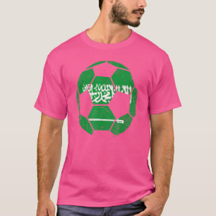 Saudi Arabia Football World Soccer Saudi Fan Count T-Shirt