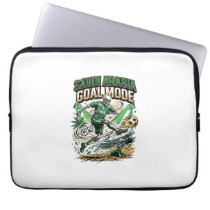 Saudi Arabia Goal Mode Skeleton Striker Nations Dy Laptop Sleeve