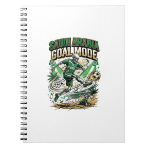 Saudi Arabia Goal Mode Skeleton Striker Nations Dy Notebook