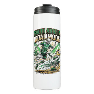 Saudi Arabia Goal Mode Skeleton Striker Nations Dy Thermal Tumbler