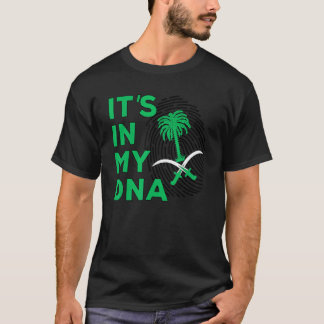 Saudi Arabia National Day It's in Our DNA Cool Des T-Shirt