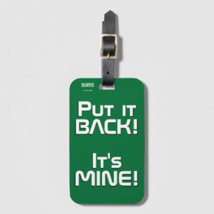 Saudi Arabia National Flag Funny Patriotic Luggage Tag