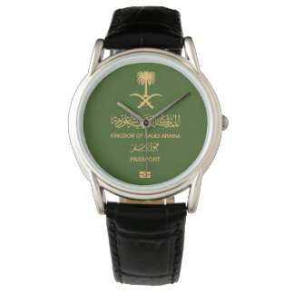 Saudi Arabia passport wristwatch