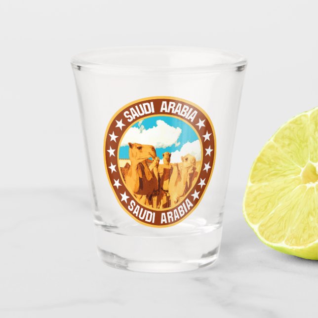 Saudi Arabia                                       Shot Glass (Front)
