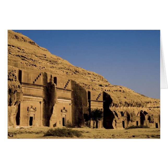 Saudi Arabia, site of Madain Saleh, ancient 2 (Front Horizontal)