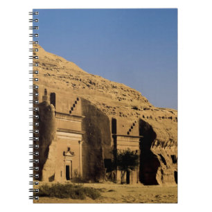 Saudi Arabia, site of Madain Saleh, ancient 2 Spiral Notebook