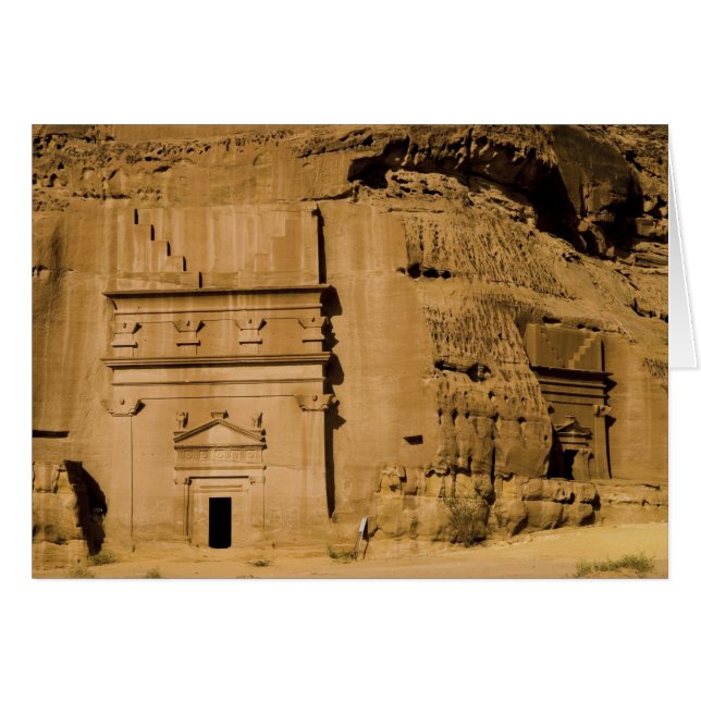 Saudi Arabia, site of Madain Saleh, ancient 3 (Front Horizontal)