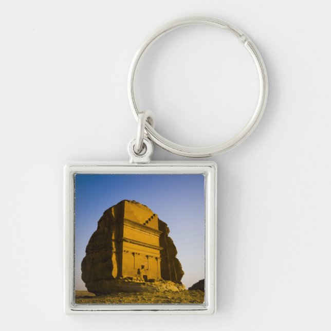Saudi Arabia, site of Madain Saleh, ancient 4 Key Ring (Front)