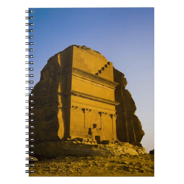 Saudi Arabia, site of Madain Saleh, ancient 4 Spiral Notebook (Front)