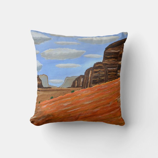 Saudi Arabia throw Pillow  (Front)