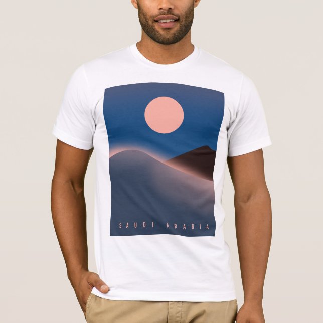Saudi arabia travel poster. T-Shirt (Front)