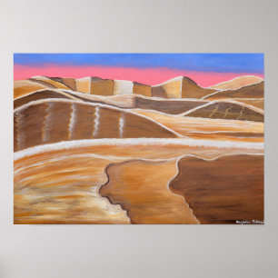 Saudi Arabian Desert  Poster