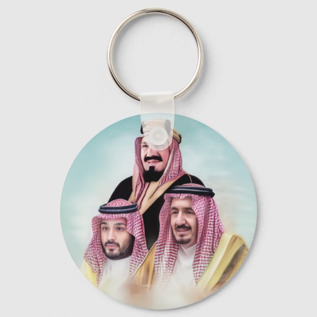 Saudi Leadership Keychain (Front)