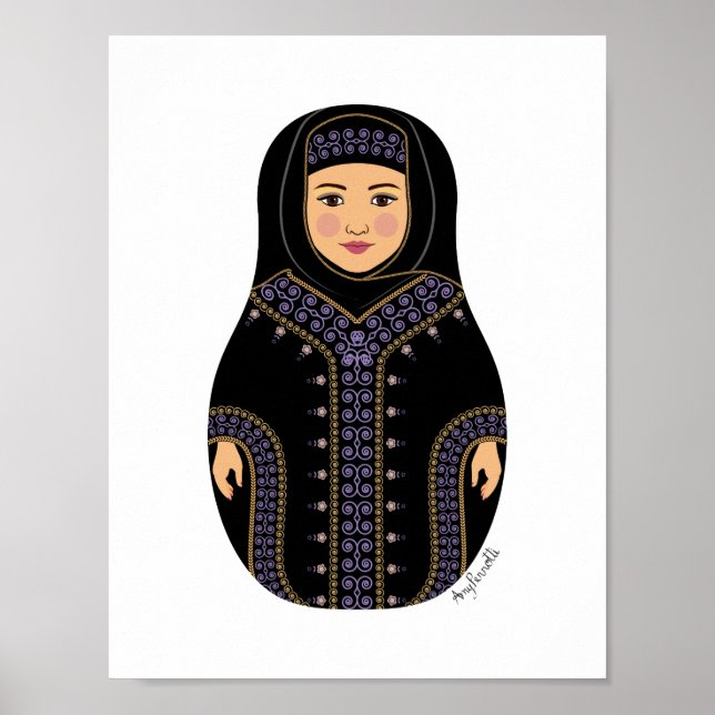 Saudi Matryoshka Poster (Front)