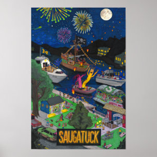 Saugatuck Nights Poster