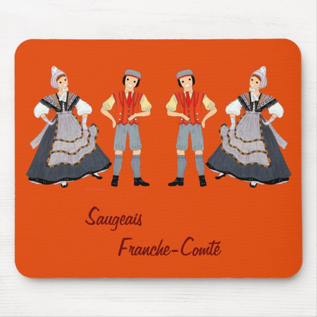 saugeais,  franche- comté, franc mouse pad (Front)