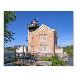 Saugerties Lighthouse, Hudson River New York Photo Print