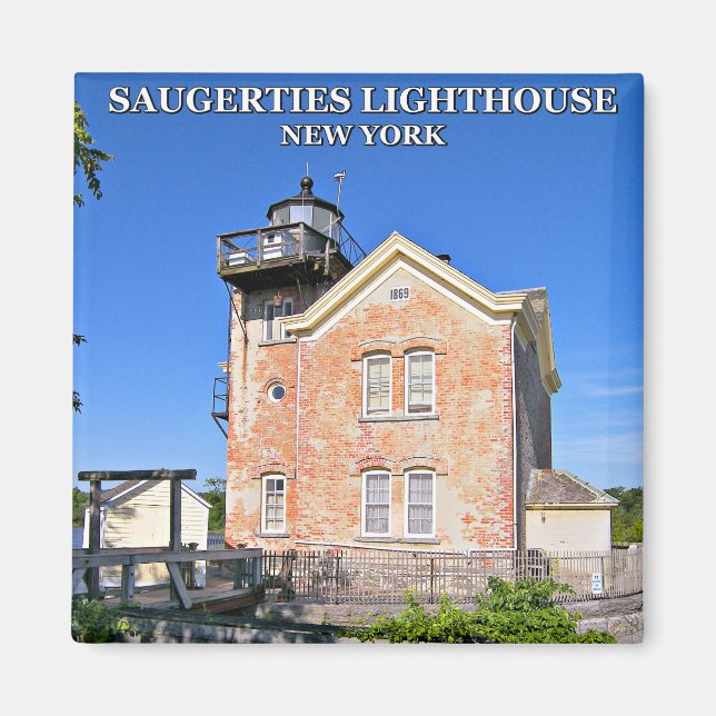 Saugerties Lighthouse, New York Magnet (Front)