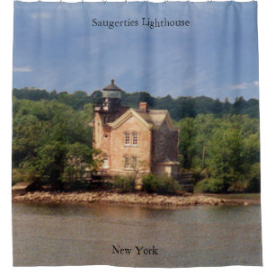 Saugerties Lighthouse shower curtain