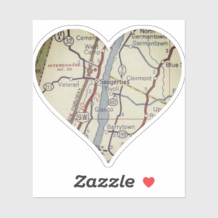 Saugerties Vintage Map