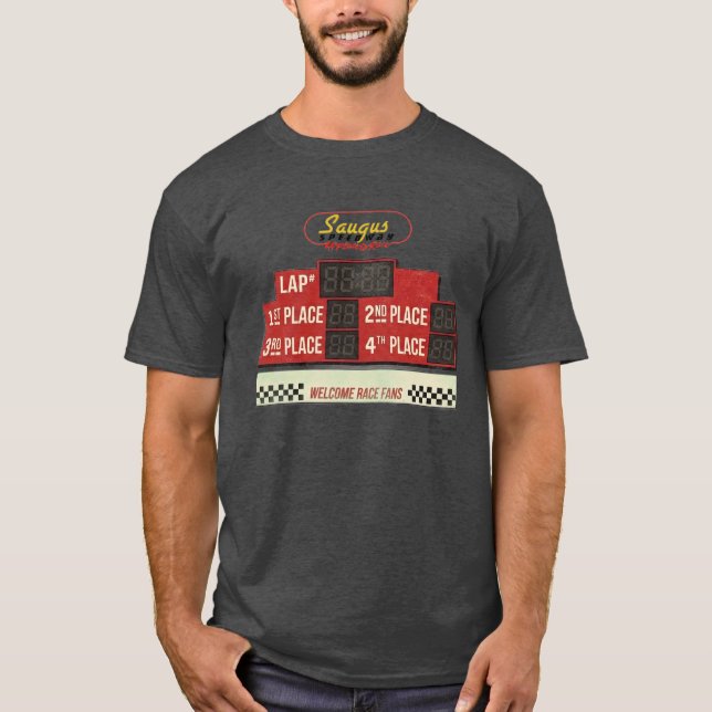 Saugus Speedway abandoned scoreboard T-Shirt (Front)