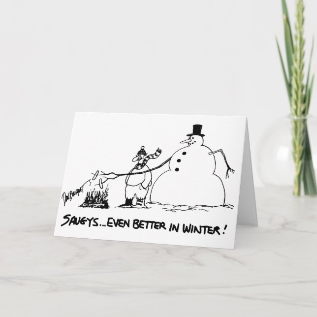 Saugy Christmas Cards (Front)