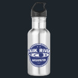Sauk River Washington Kayaking 532 Ml Water Bottle<br><div class="desc">The Sauk River is a tributary of the Skagit River,  approximately 45 miles long,  in northwestern Washington. It drains an area of the high Cascade Range in the watershed of Puget Sound north of Seattle.</div>