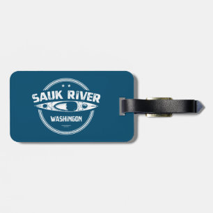 Sauk River Washington Kayaking Luggage Tag