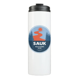 Sauk Wild And Scenic River Washington Thermal Tumbler