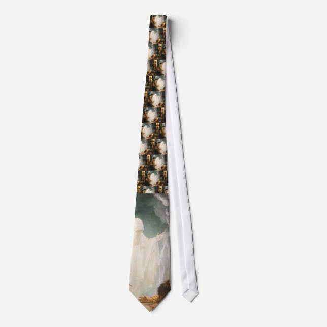 Saul and the Witch of Endor, by Benjamin West Tie (Front)