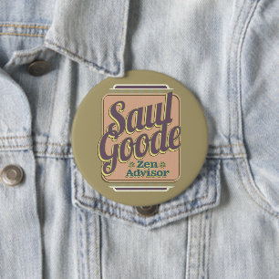 Saul Goode Zen Advisor Taupe BG 10 Cm Round Badge