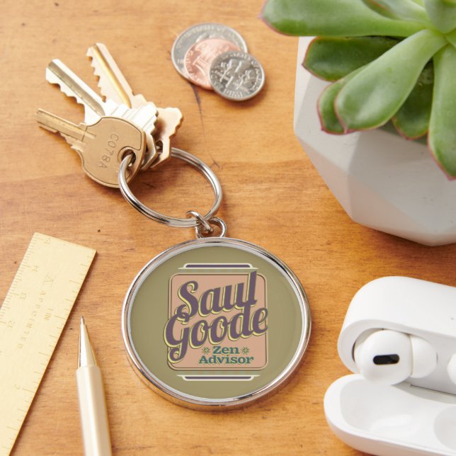 Saul Goode Zen Advisor Taupe BG Key Ring (Desk)