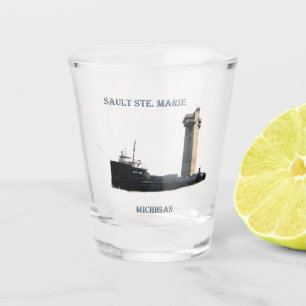Sault Ste. Marie, Michigan shot glass