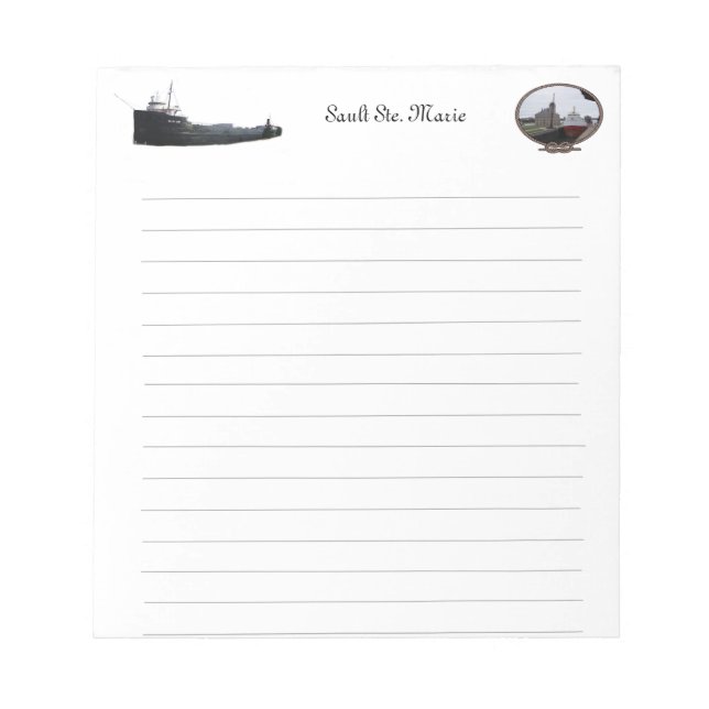 Sault Ste. Marie notepad (Front)