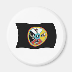 Sault Ste. Marie Tribe Flag Magnet