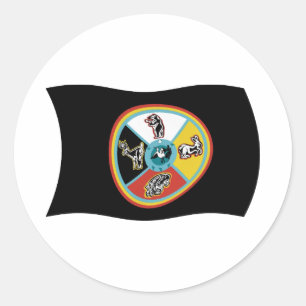 Sault Ste. Marie Tribe Flag Sticker