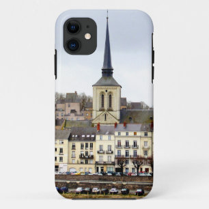 Saumur River Bank Scene iPhone Case