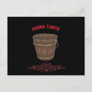 Sauna Aunta Saunas Postcard