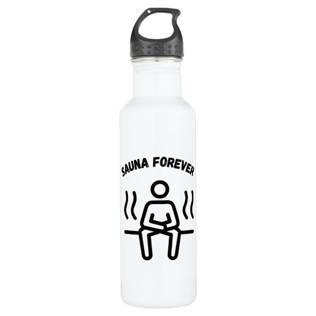 Sauna Forever Saunas 710 Ml Water Bottle (Front)