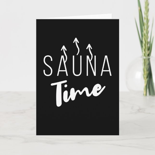 Sauna TIme Wellness Card (Front)
