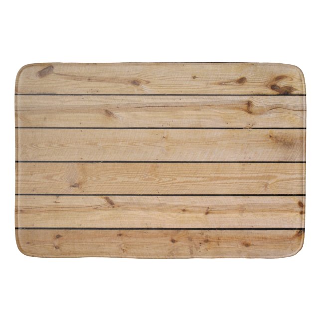 Sauna Wood Bath Mat (Front)