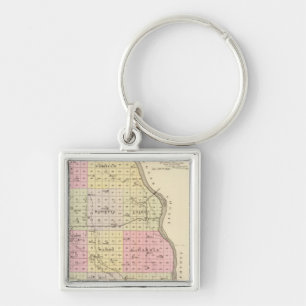 Saunders County, Nebraska Key Ring