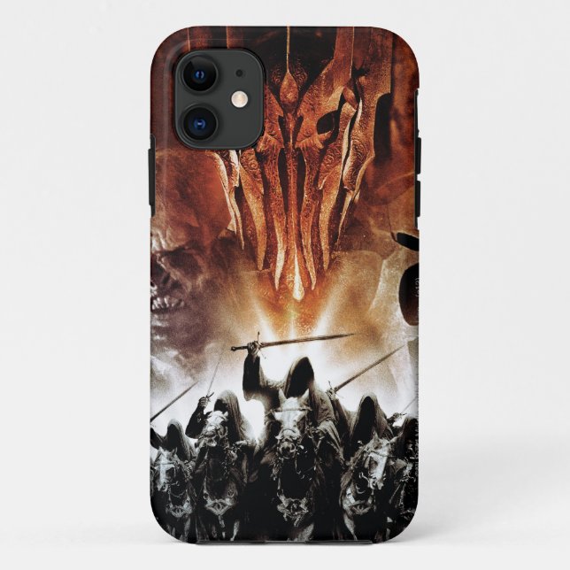 Sauron, Orcs, Witchking, and Ring Wraiths Case-Mate iPhone Case (Back)