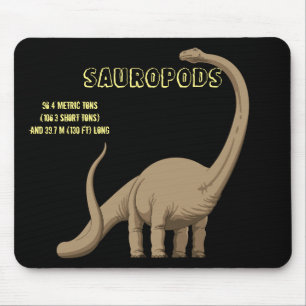 Sauropods Dinosaur Mouse Pad