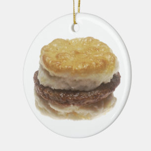 Sausage Biscuit Ceramic Tree Decoration