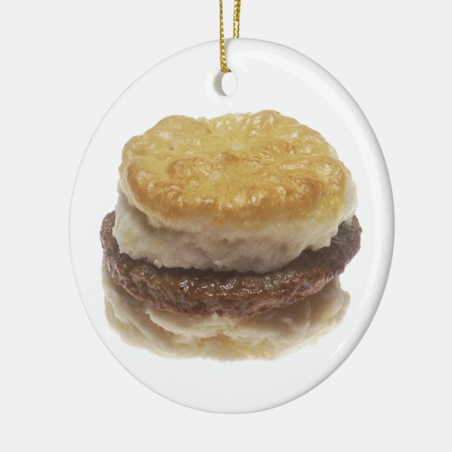 Sausage Biscuit Ceramic Tree Decoration (Left)