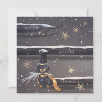 sausage dog christmas card