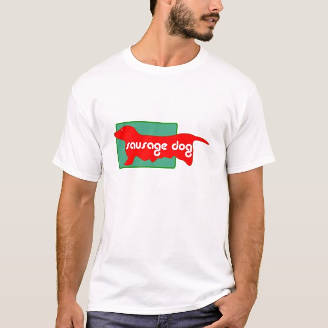 SAUSAGE DOG DACHSHOUND T-Shirt (Front)